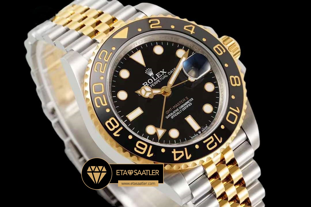 Rolex Gmt-Master II 126713GRNR 3285 Jubile 904L Çelik Seramik Bezel V4 ETA