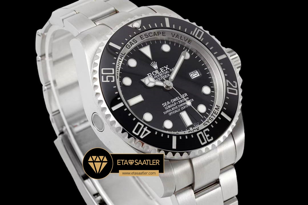 Rolex Sea Dweller 126660 Siyah Kadran 44mm 3230 Super Clone ETA