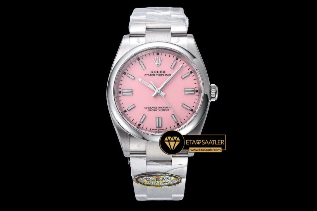 Rolex Oyster Perpetual 126000 Clean Factory Pink Kadran Super Clone ETA
