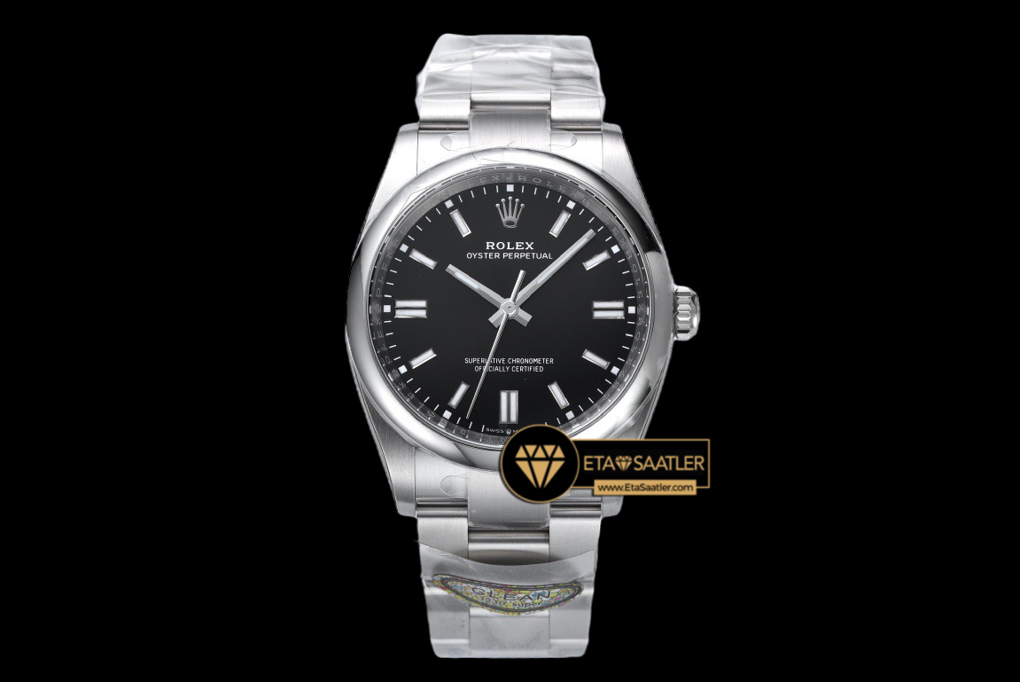 Rolex Oyster Perpetual 124300 Clean Factory Black Kadran Super Clone ETA