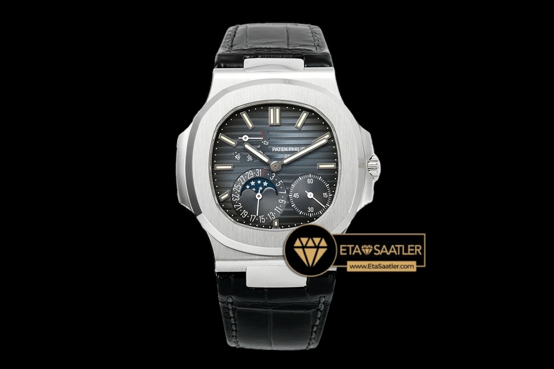 Patek Philippe 5712 PPF V2 Çelik Kasa Deri Kordon Super Clone ETA