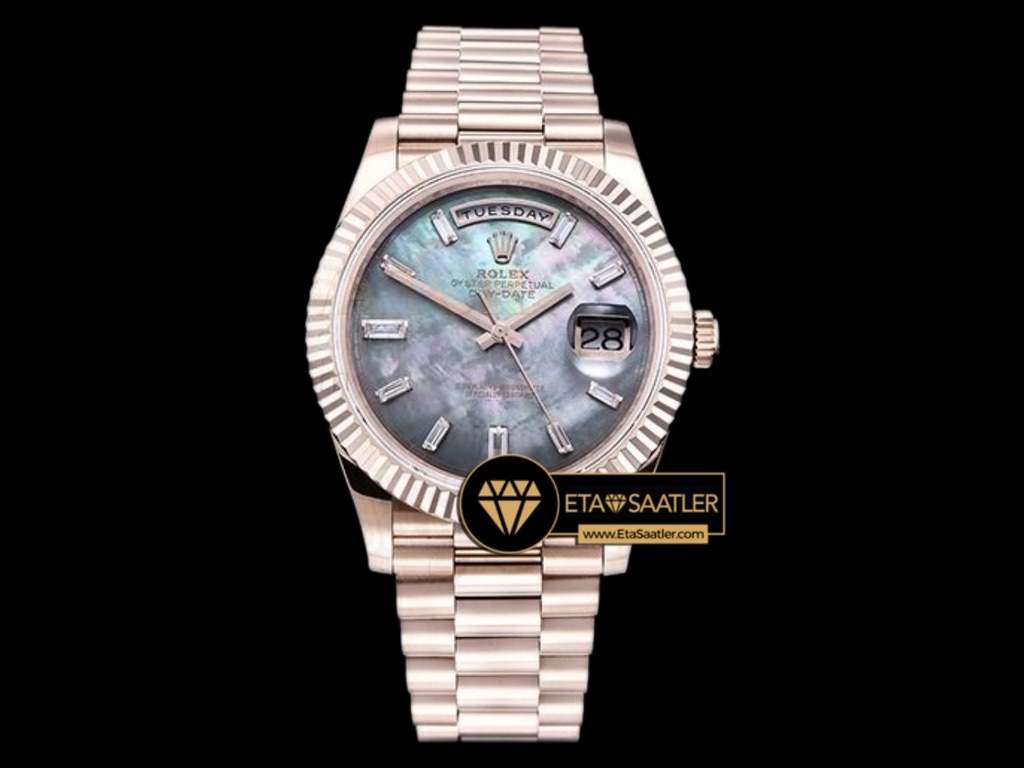 Rolex Day Date 228235 Diamond Mop Kadran Tungsten Super Clone ETA