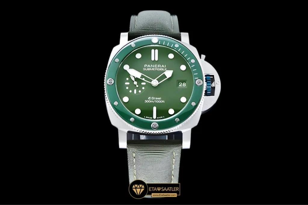 Panerai Submersible Pam01287 QuarantaQuattro Verde Smeraldo Super Clone ETA