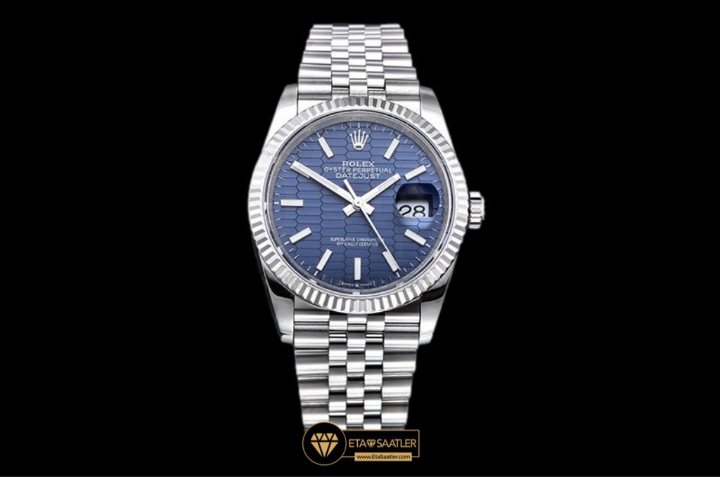 Rolex Datejust 126234 Novelty Blue Kadran Jubile Kordon 36mm Super Clone ETA