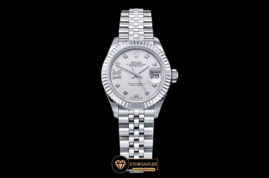 Rolex Datejust 279174 Gümüş Taşlı Kadran 28mm Super Clone ETA