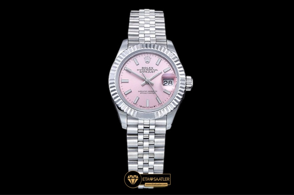 Rolex Datejust 279174 Pembe Kadran 28mm Super Clone ETA