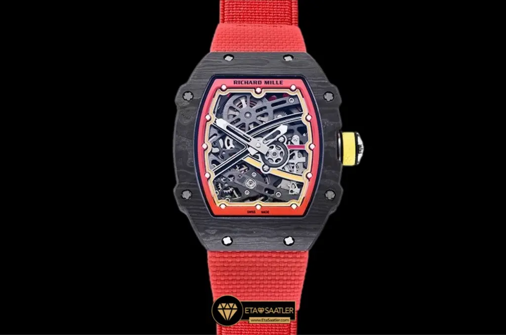 Richard Mille RM67-02 Alexander Zverev Red Strap Super Clone ETA
