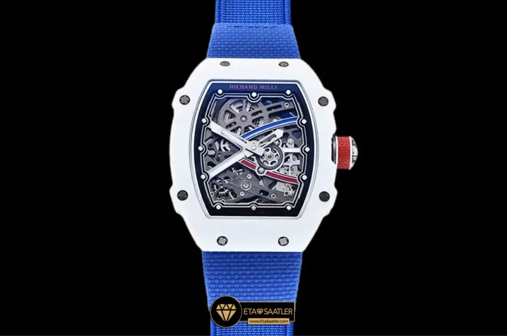 Richard Mille RM67-02 Alexis Pinturault White TPT Carbon Super Clone ETA