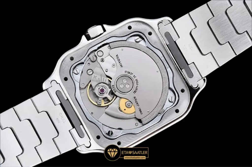 cartier-santos-medium-Green-super-clone-eta-035