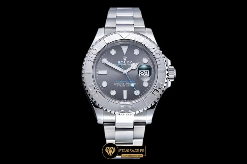 Rolex Yacht-Master 126622 Çelik Platin Arduvaz Kadran 40mm Super Clone ETA