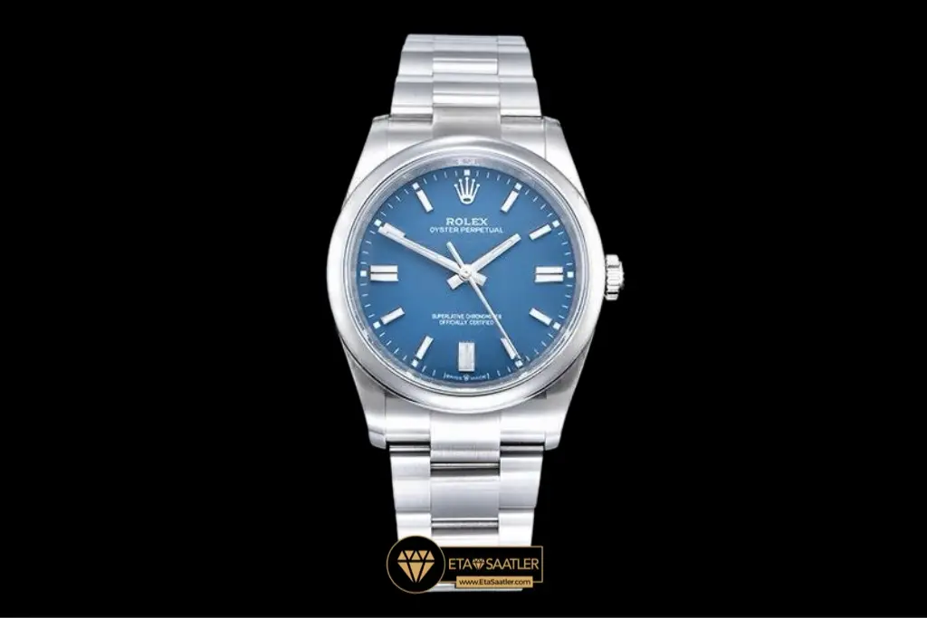 Rolex Oyster Perpetual 126000 Açık Mavi Kadran Super Clone ETA