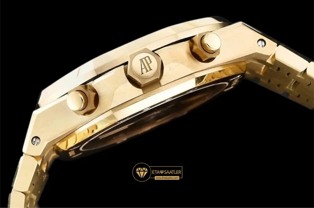 audemars-piguet-royal-oak-chrono-26240-frosted-yellow-gold-super-clone-eta-015