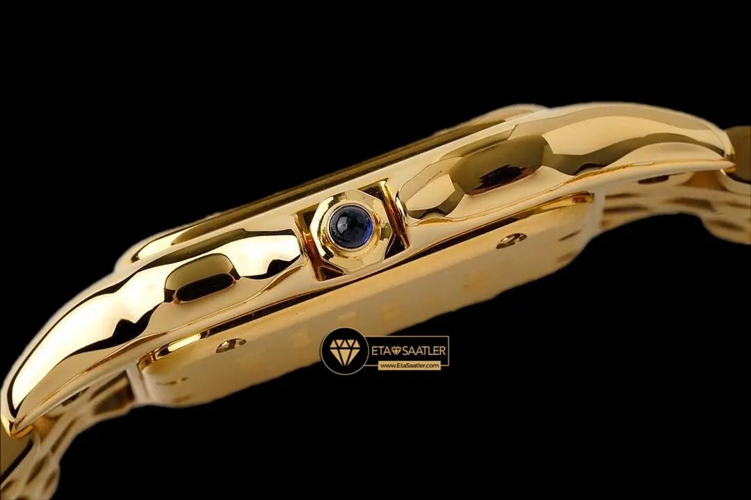 cartier-panthere-27mm-mid-size yellow-gold-white-dial-super-clone-eta-04