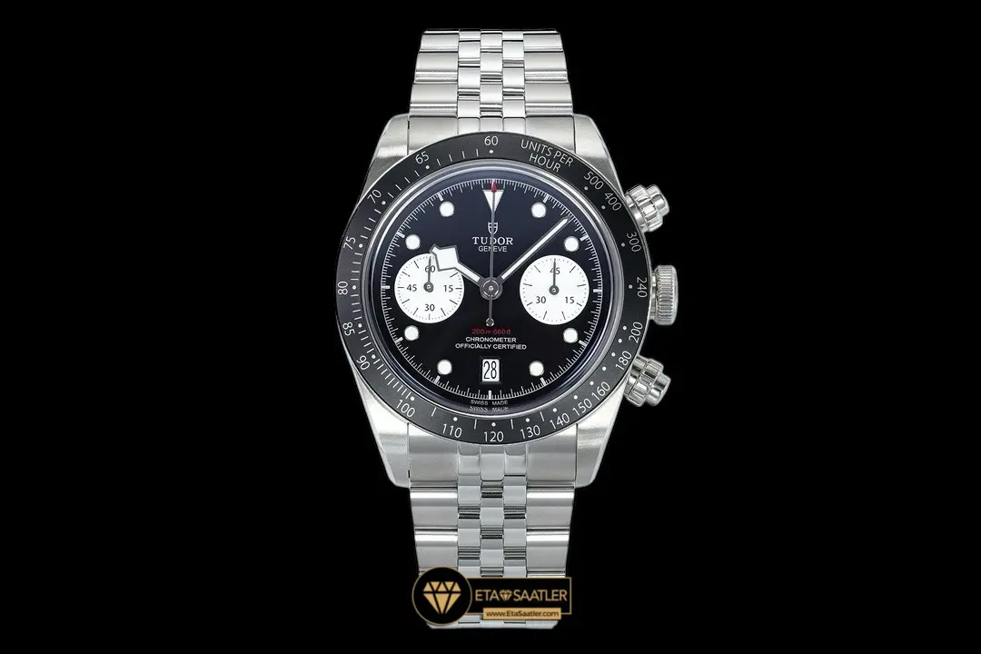 Tudor Black Bay Chrono Siyah Kadran Jubile Kordon Super Clone ETA