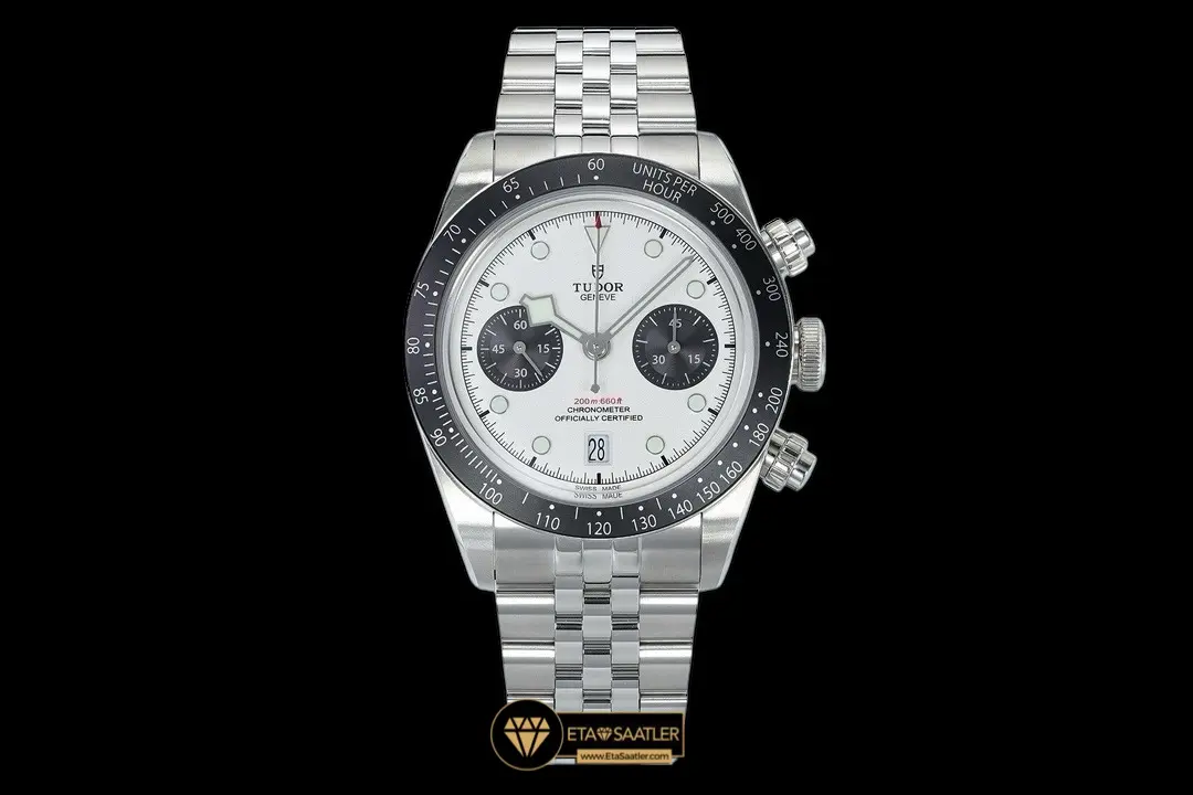 Tudor Black Bay Chrono Panda Jubile Kordon Super Clone ETA