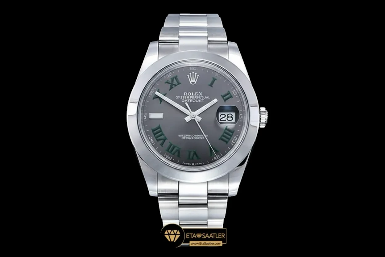 Rolex Datejust 126300 Wimbledon Smooth Oyster 41mm Super Clone ETA