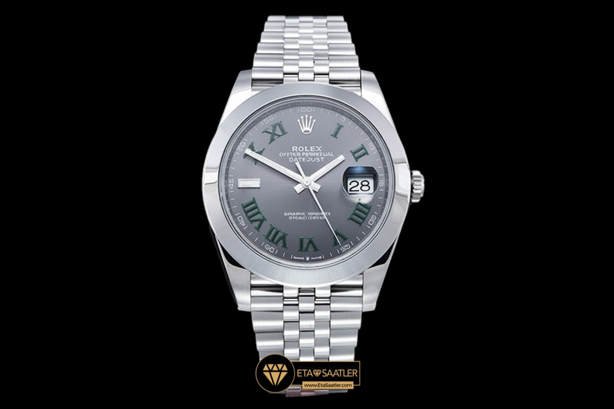 Rolex Datejust 126300 Wimbledon Smooth 41mm Super Clone ETA