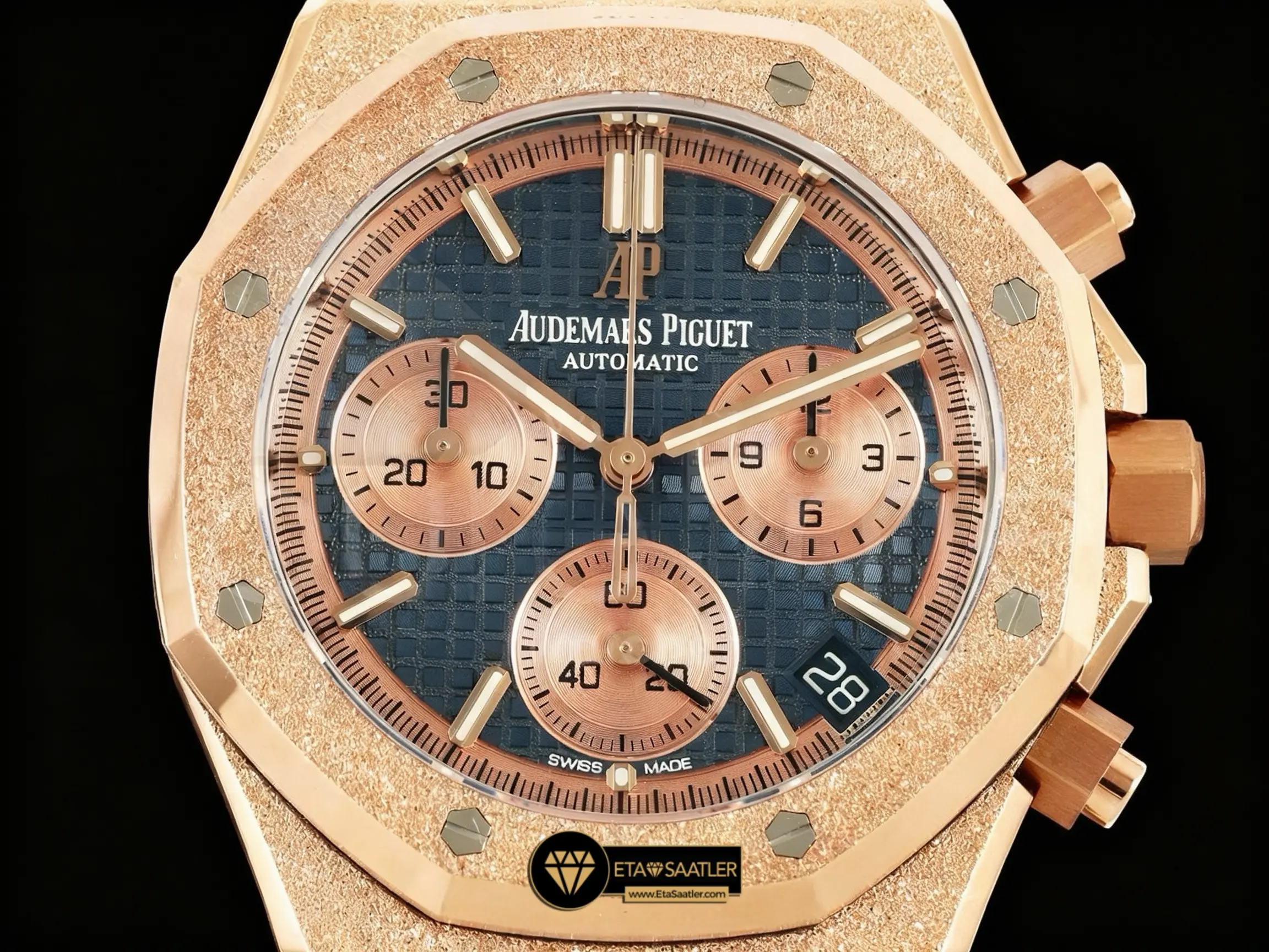 audemars-piguet-royal-oak-chrono-26240-frosted-rose-gold-blue-dial-super-clone-eta-019