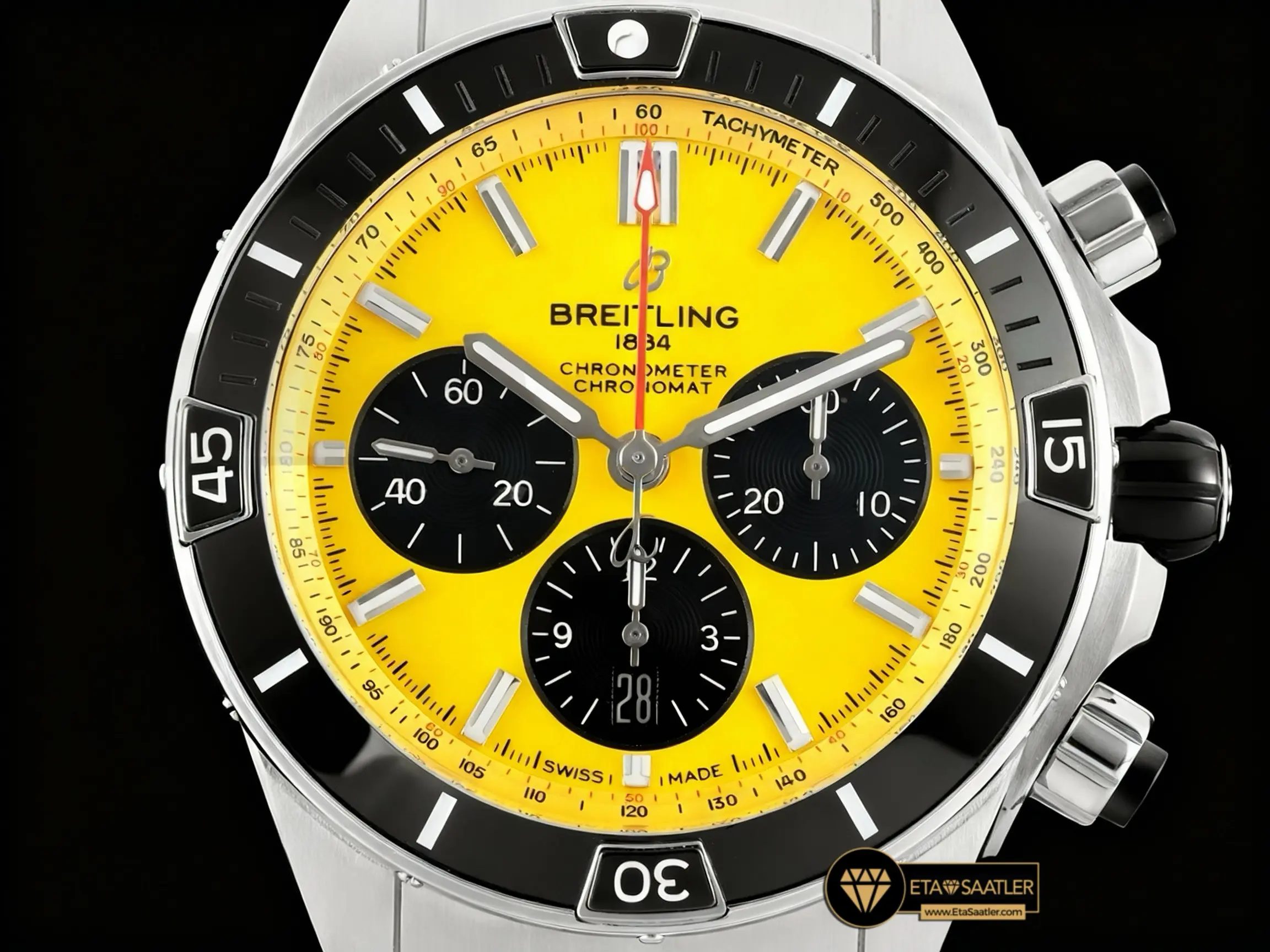 breitling-super-chronomat-b01-44-ceramic-bezel-yellow-dial-super-clone-eta-02