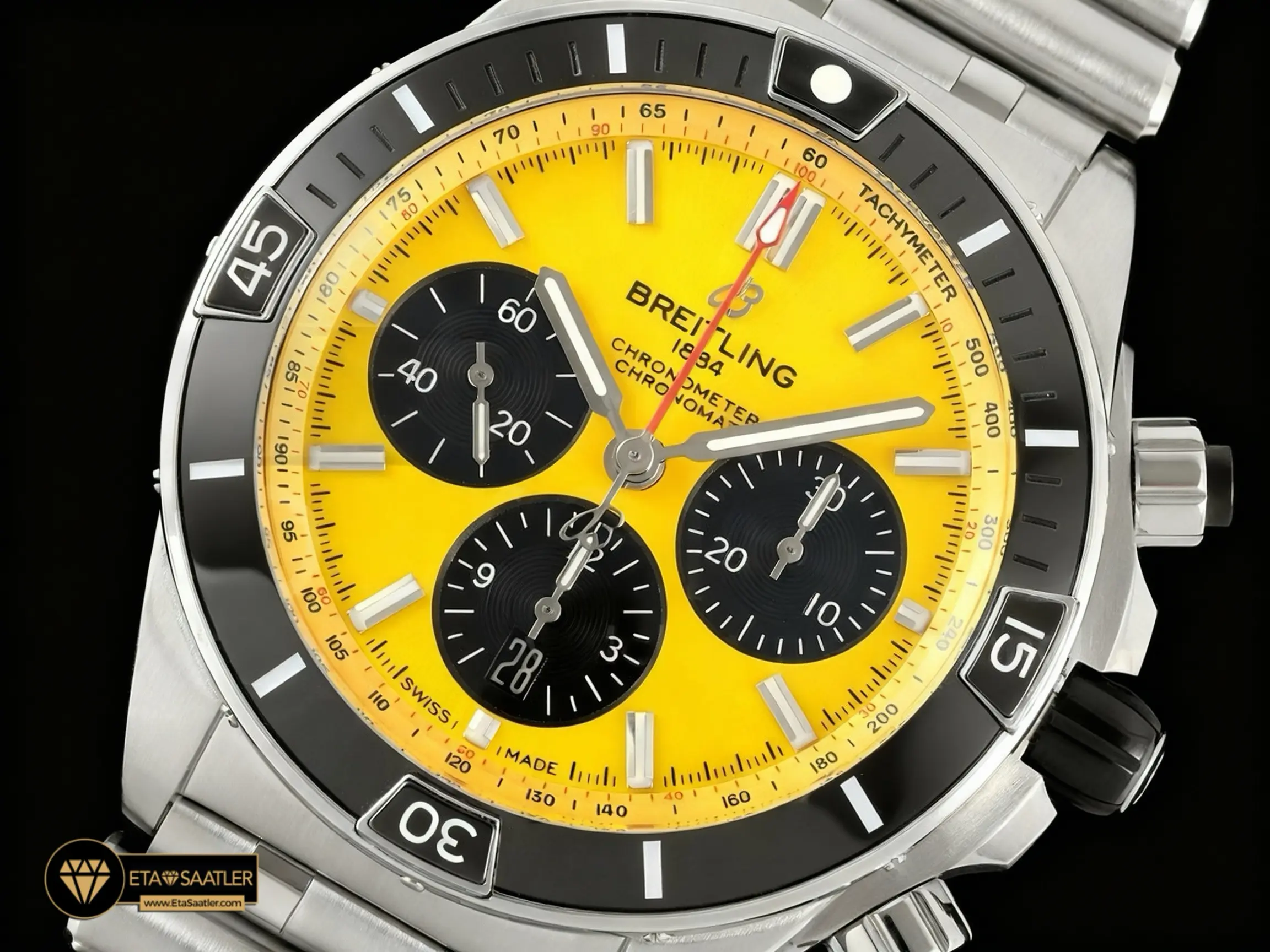 breitling-super-chronomat-b01-44-ceramic-bezel-yellow-dial-super-clone-eta-04