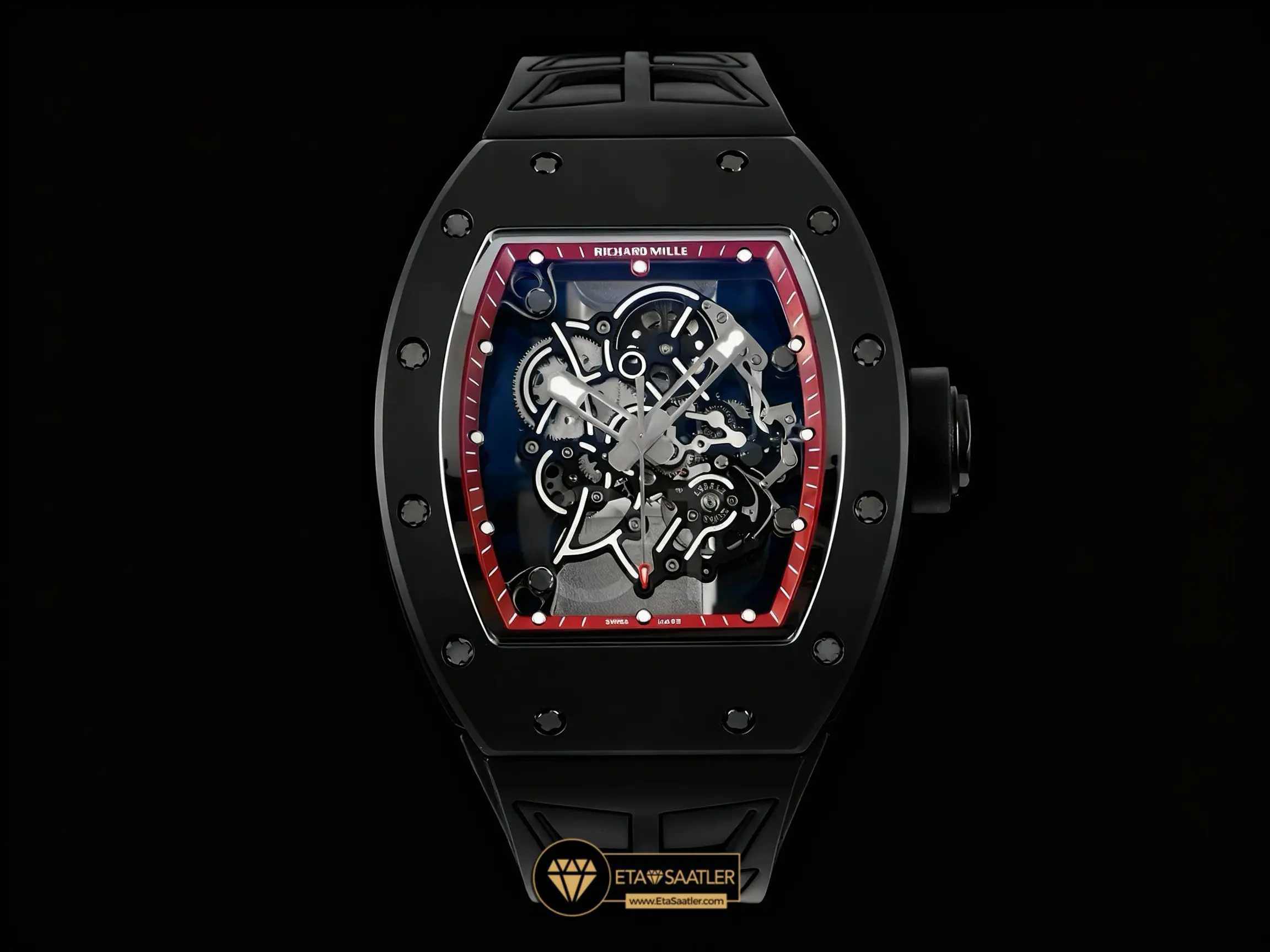 Richard Mille RM055 Bubba Watson Asian Red Black Edition Super Clone ETA