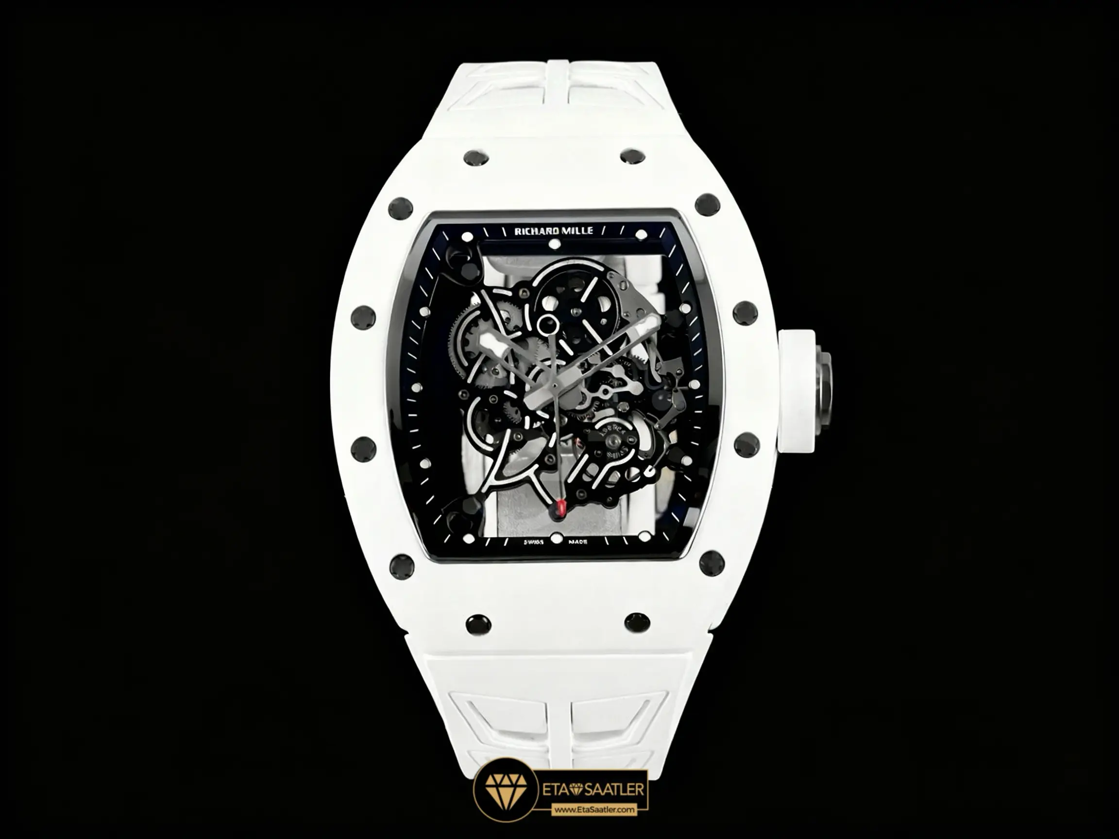 Richard Mille RM055 Beyaz Seramik Limited Editon Super Clone ETA