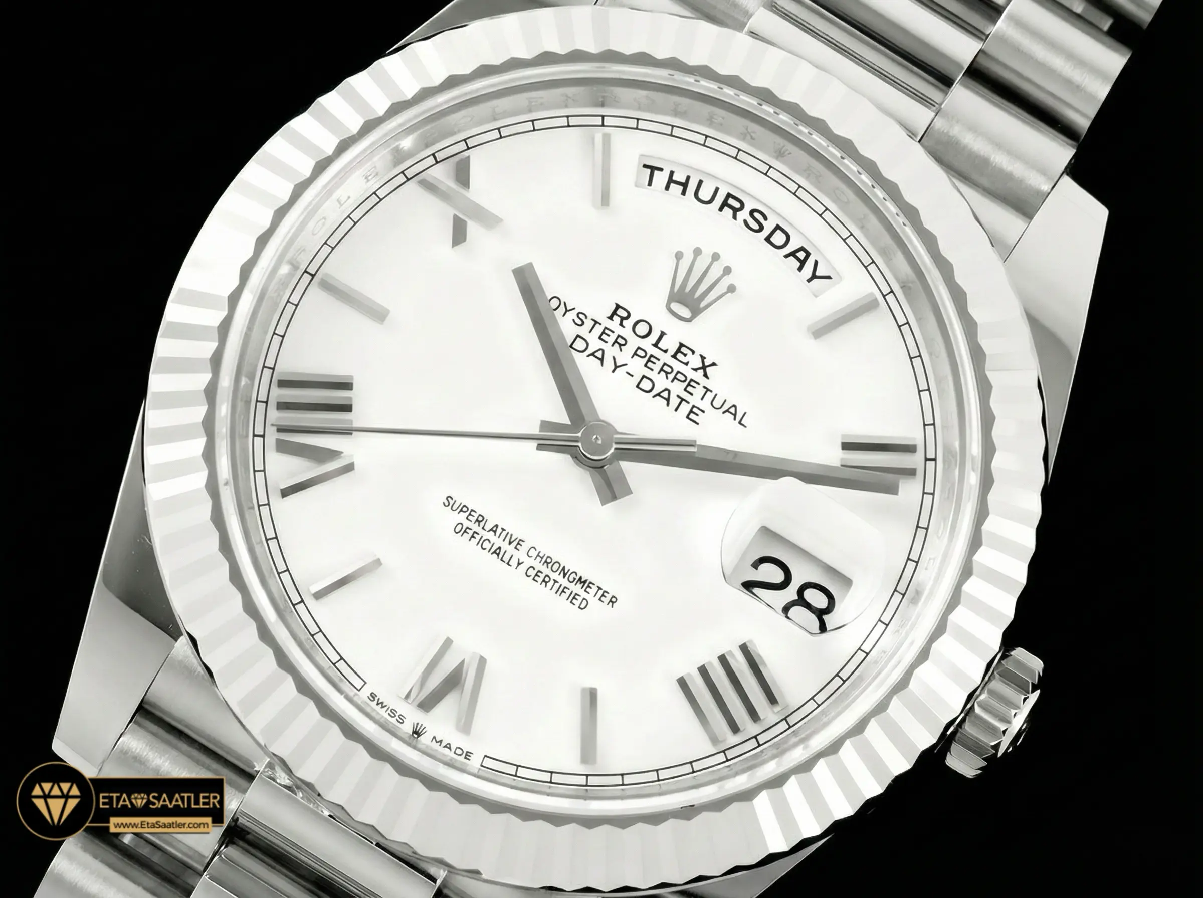 rolex-day-date-2-white-romen-dial-228239-super-clone-eta-07