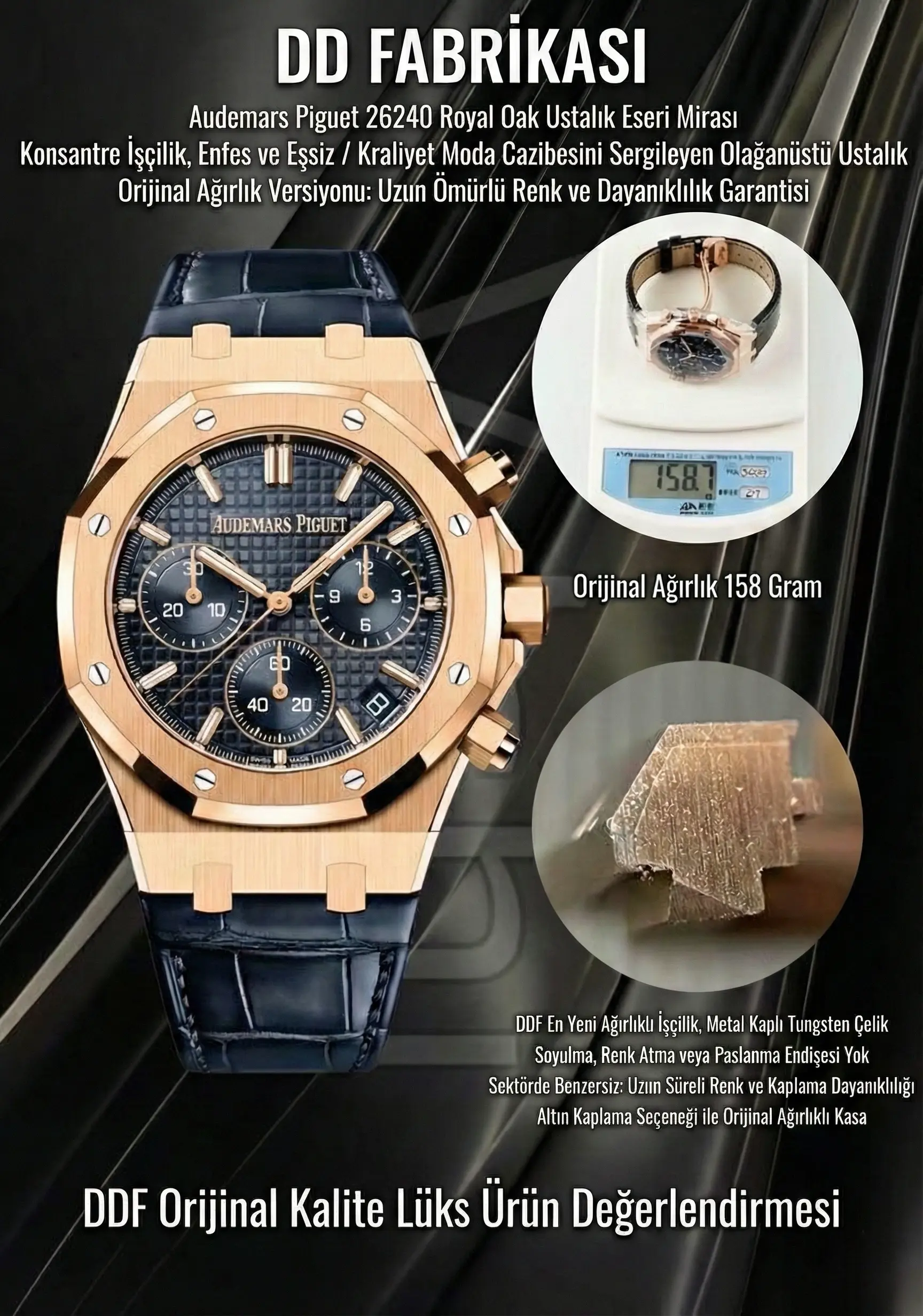 audemars-piguet-royal-oak-chronograph-26240-rose-gold-blue-dial-blue-leather-super-clone-eta-banner