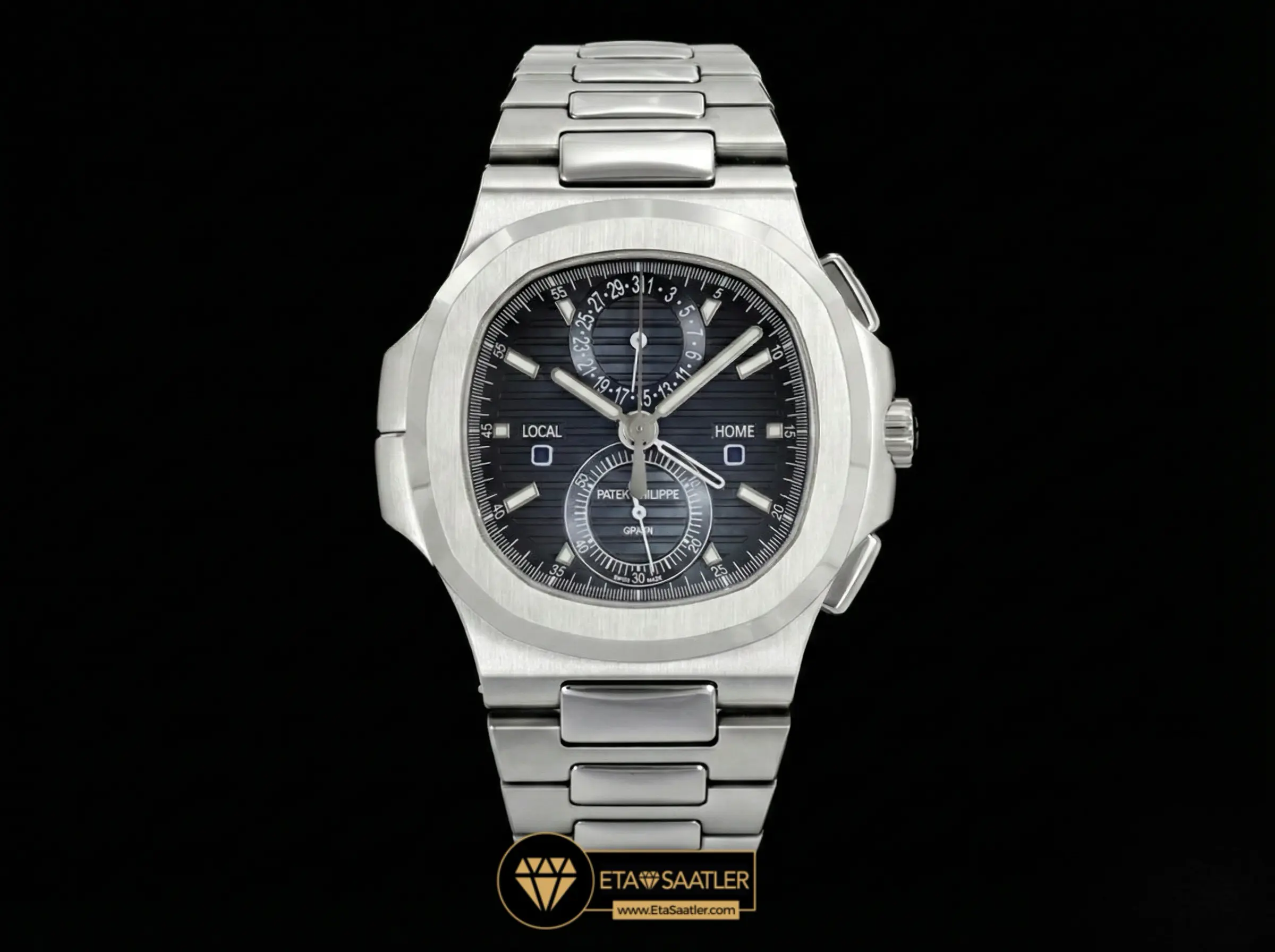 Patek Philippe Nautilus Chronograph 5990 Mavi Kadran Super Clone ETA