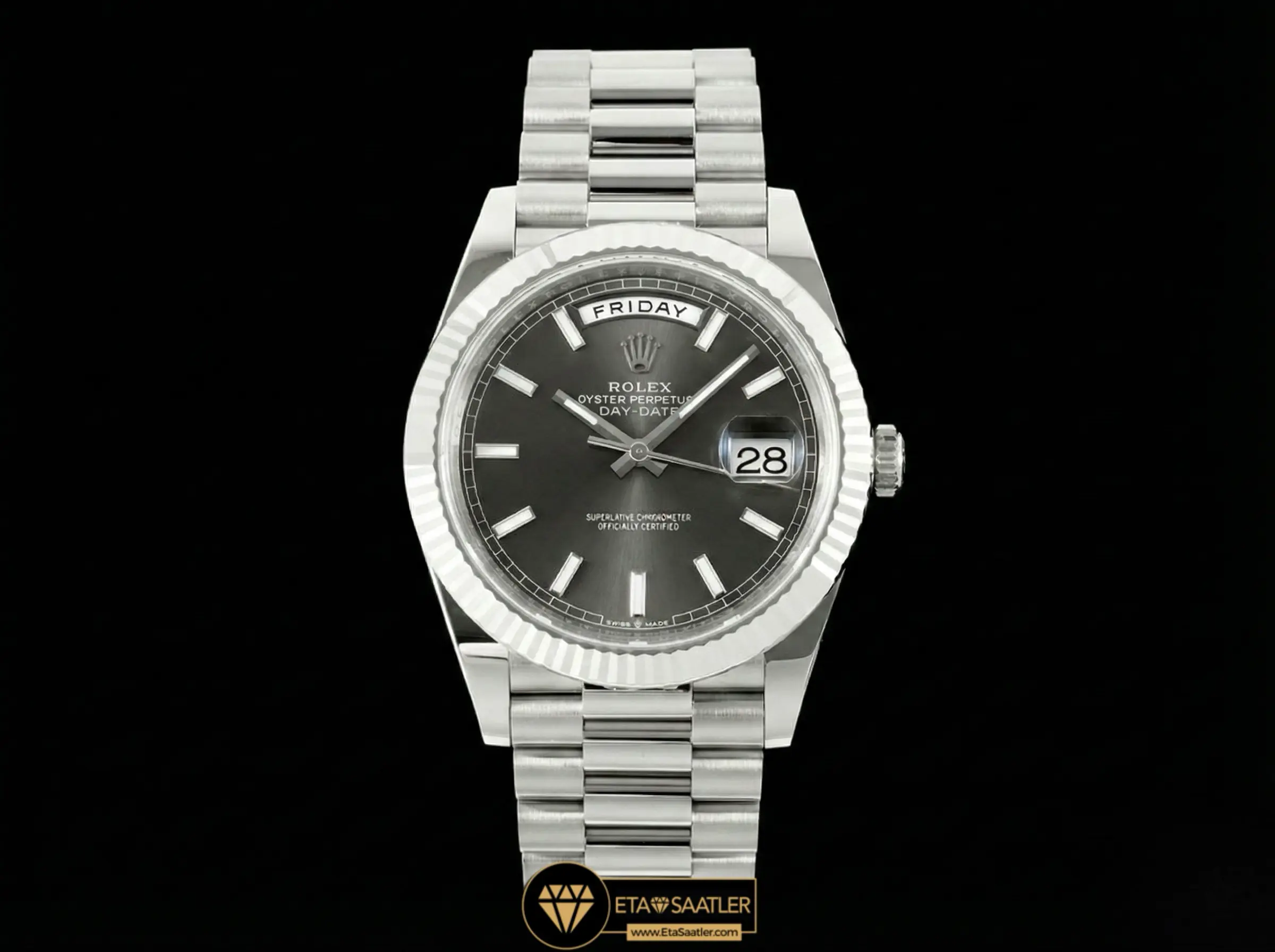 Rolex Day Date 228239 Arduvaz Kadran Tungsten Vsf V2 Super Clone ETA