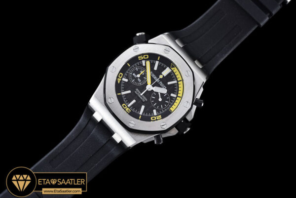 Ap0354 royal oak offshore diver chrono ssru black jf a3126 ap0354 6