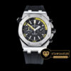 Audemars Piguet Royal Oak Offshore Diver Chronograph Çelik Kasa Siyah Kadran ETA