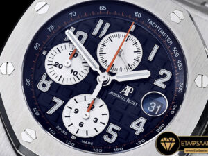 Ap0374a Ap Royal Oak Chrono 26470 Ssss Blue A3126 Noob Ap0374a 4