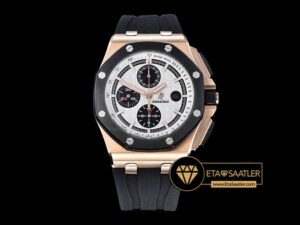 Ap0375a Ap Royal Oak Chrono Rgru White Jhf A3126 Secs@9 12