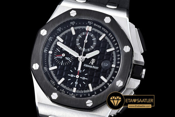 Ap0375d ap royal oak chrono ssru black jhf a3126 secs@9 ap0375d
