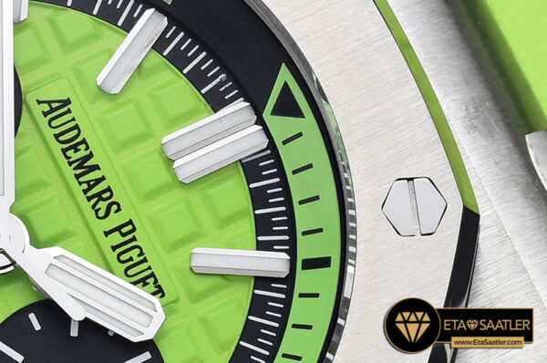 Ap0388b royal oak offshore diver chrono ssru grn noob a3126 ap0388b 2