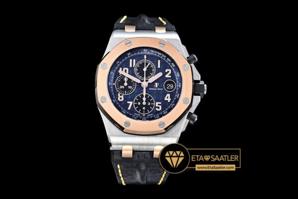 Ap0389 Royal Oak Offshore Rose Bez Rgss Blue Jf A3126 Mod Ap0389 7