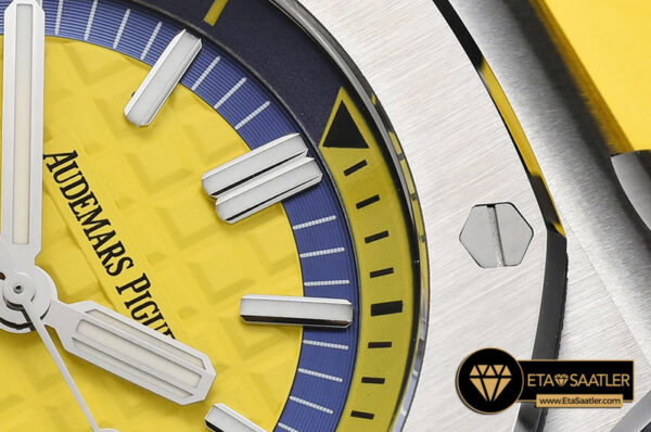 Ap0413a royal oak diver ssru yellow jf my9015 mod a3120 ap0413a 1