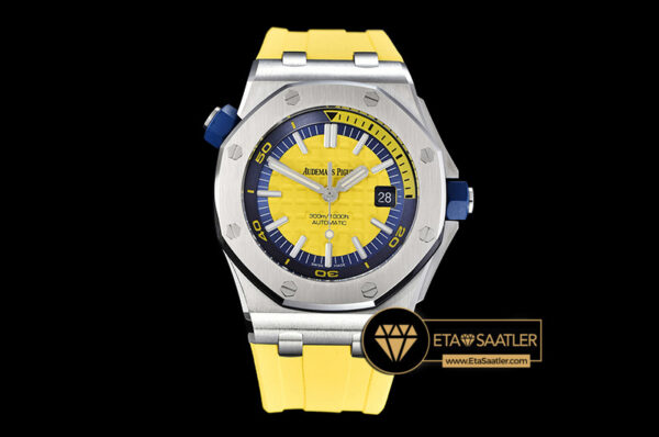 Ap0413a Royal Oak Diver Ssru Yellow Jf My9015 Mod A3120 Ap0413a 5