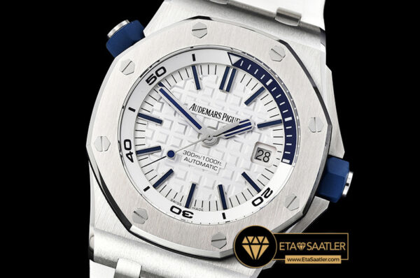 Ap0413b royal oak diver ssru white jf my9015 mod a3120 ap0413b