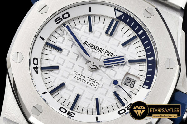 Ap0413b royal oak diver ssru white jf my9015 mod a3120 ap0413b 3