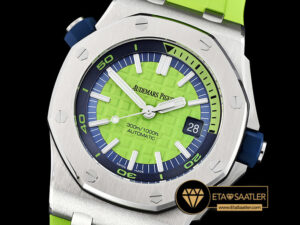 Ap0413d Royal Oak Diver Ssru Green Jf My9015 Mod A3120 Ap0413d