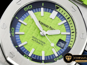 Ap0413d Royal Oak Diver Ssru Green Jf My9015 Mod A3120 Ap0413d 3