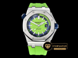 Ap0413d Royal Oak Diver Ssru Green Jf My9015 Mod A3120 Ap0413d 5