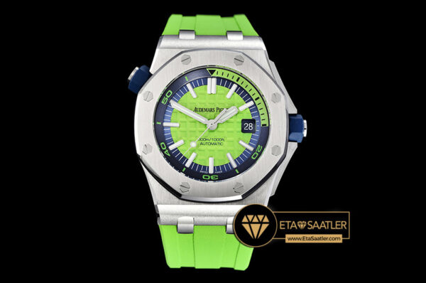 Ap0413d Royal Oak Diver Ssru Green Jf My9015 Mod A3120 Ap0413d 5