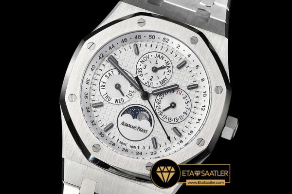 Ap0496 royal oak perpetual calendar 26574 ssss white jf a5134 ap0496