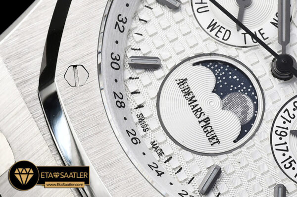 Ap0496 royal oak perpetual calendar 26574 ssss white jf a5134 ap0496 2