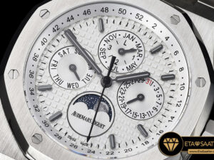 Ap0496 Royal Oak Perpetual Calendar 26574 Ssss White Jf A5134 Ap0496 3