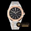 Audemars Piguet Royal Oak 15400 Çelik-Altın Siyah Kadran 3120 Super Clone ETA