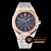 Audemars Piguet Royal Oak 15400 Çelik-Altın Mavi Kadran 3120 Super Clone ETA